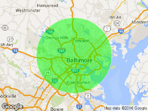 Serving Baltimore Maryland